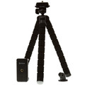 C2004 - Comzon® Flexible Foam Grip Mini Tripod for Phones, GoPro Video, DSL Cameras, & more - Black
