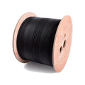 10F3-048NH - 48 Strand Indoor/Outdoor Fiber Optic Cable, OS2 9/125 Singlemode, Corning SMF-28 Ultra, Black, Riser Rated, Spool, 1000 foot