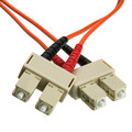 SCSC-11101 - SC/SC OM1 Multimode Duplex Fiber Optic Cable, 62.5/125, 1 meter (3.3 foot)