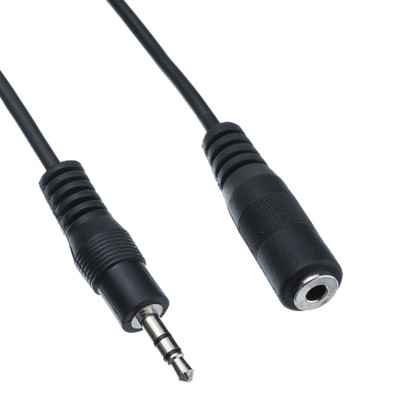 3.5mm Stereo Extension Cable, 3.5mm Male to 3.5mm Female, 25 foot - Part Number: 10A1-01225