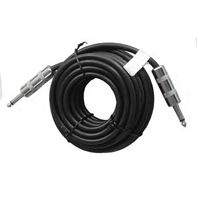 Premium 1/4 inch Mono Patch Cable, 1/4 Male, 12AWG, 100 foot - Part Number: 10A1-721HD