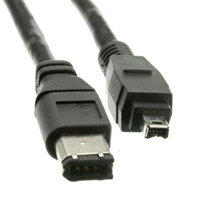 Firewire 400 6 Pin to 4 Pin cable, IEEE-1394a, 6 foot - Part Number: 10E3-02106