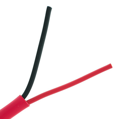 Fire Alarm / Security Cable, Red, 18/2 (18 AWG 2 Conductor), Solid, FPLR, Spool, 1000 foot - Part Number: 10F5-02712NH