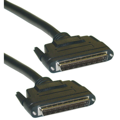 SCSI III LVD cable, Black, HPDB68 (Half Pitch DB68) Male, 34 Twisted Pairs, 3 foot - Part Number: 10P2-39103