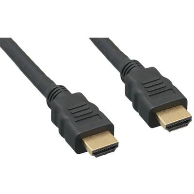 HDMI Cable, High Speed with Ethernet, HDMI-A male to HDMI-A male, 4K @ 60Hz, 28 AWG, 25 foot - Part Number: 10V3-41125-28