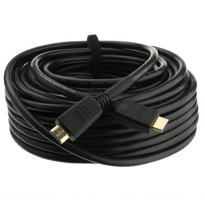 Active HDMI Cable, High Speed with Ethernet, HDMI-A male to HDMI-A male, 4K @ 30Hz, 26 AWG, CL2 rated, 75 foot - Part Number: 10V3-41175