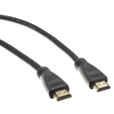 HDMI Cable, High Speed with Ethernet, HDMI-A male to HDMI-A male, 4K @ 60Hz, 24 AWG, 25 foot - Part Number: 10V3-41125