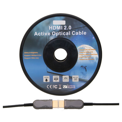 4K HDMI Active Optical Cable (AOC), HDMI Male, 10 meter (33 foot) - Part Number: 12V4-41110