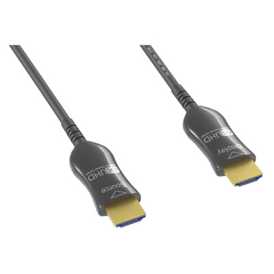 4K UHD HDMI Active Optical Cable(AOC), in-wall(CL3), HDMI Male, 35 Foot - Part Number: 12V4-43035