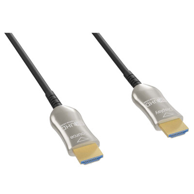 8K Ultra-High-Definition Active Optical Cable (AOC)HDMI, 48 Gbps, 4K120 / 8K60 / 10K, HDMI-A Male to HDMI-A Male, CMP Rated (Plenum), 75 foot - Part Number: 13V5-51175