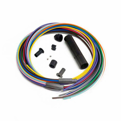 12-Fiber Distribution Break-Out Kit, 3mm Color Coded 40 inch Tubing, Accepts 250um - Part Number: 15F3-03212