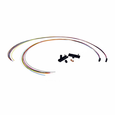 24 Fiber 3mm Color Coded Fan Out Kit, Accepts 250um, 36 Inches - Part Number: 15F3-03224
