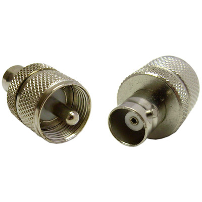 BNC Female to UHF (PL259) Male Adapter - Part Number: 200-195