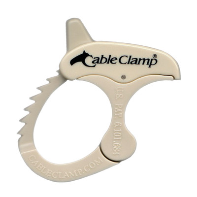 Pack of 15 - Cable Clamp - Small - Beige - Part Number: 30CA-22315