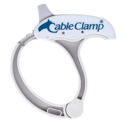 Pack of 8 - Cable Clamp - Large - White - Part Number: 30CA-49108