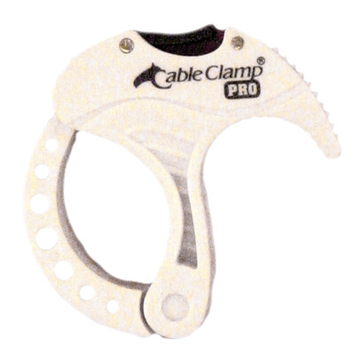 Pack of 16 - Cable Clamp Pro - Small - White/Black - Part Number: 30CA-59116
