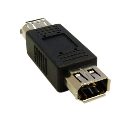 Firewire Coupler / Gender Changer, IEEE-1394a, 6 Pin Female / 6 Pin Female - Part Number: 30E3-00400
