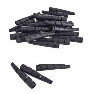 Spiral Cut 3mm Strain Relief Boot, Black, 25 Pack - Part Number: 30F1-23125