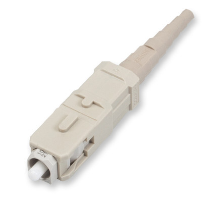 SC Connector, 62.5/125µm Multimode (OM1), Beige Housing/Boot, Boot 900µm/3.0mm - Corning Unicam 95-000-40 - Part Number: 30SC-11195
