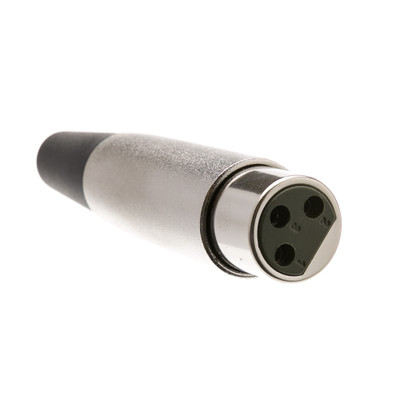 XLR Female Connector, Solder Type, 3 Conductor - Part Number: 30XR-07400