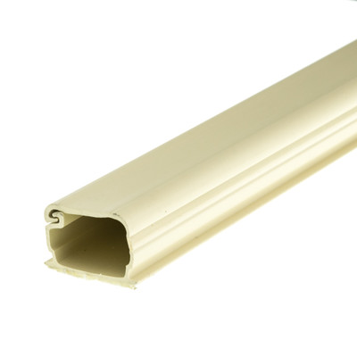 1.75 inch Surface Mount Cable Raceway, Ivory, Straight 6 foot Section - Part Number: 31R3-000IV