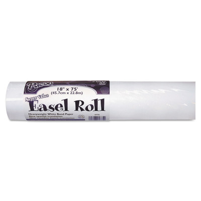 Pacon Easel Rolls, 35lb, 18 inches x 75ft, White - Part Number: 3411-20103