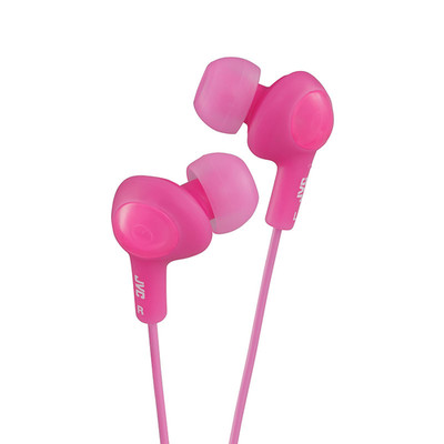 JVC Gumy Plus Inner-Ear Earbuds, Pink - Part Number: 5002-102PK