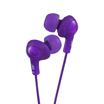 JVC Gumy Plus Inner-Ear Earbuds, Violet - Part Number: 5002-102PU