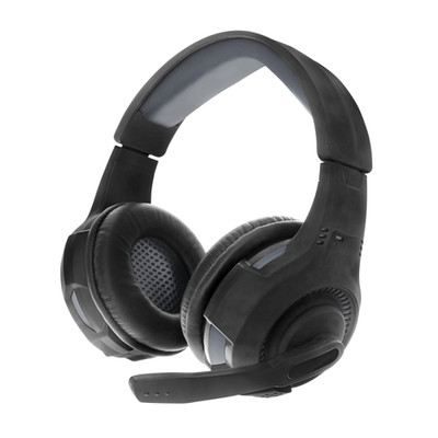 Gaming Headset with Boom Mic, 3.5mm Male Connection, Black - Part Number: 5002-33500