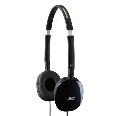 JVC FLATS Lightweight Headband Head Phones, Black - Part Number: 5002-501BK