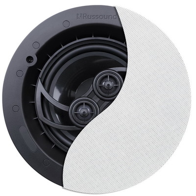 Russound 6.5-inch 2-Way Single point Stereo Ceilling Speaker with spring terminals - Part Number: 60HT-30100