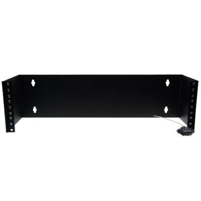 Rackmount Hinged Wall Mounting Bracket, 3U, Dimensions: 5.25 (H) x 19 (W) x 5.8 (D) inches - Part Number: 68BP-1003U