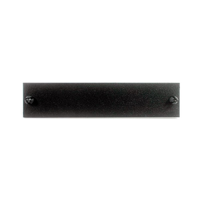 LGX Styled Blank plate with No Holes Unloaded - Black Powder Coat - Part Number: 68F1-20010