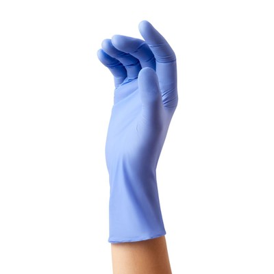 Medline Sensicare Ice Nitrile Exam Gloves, Powder-Free, Small, Blue, 250/Box - Part Number: 7301-00501
