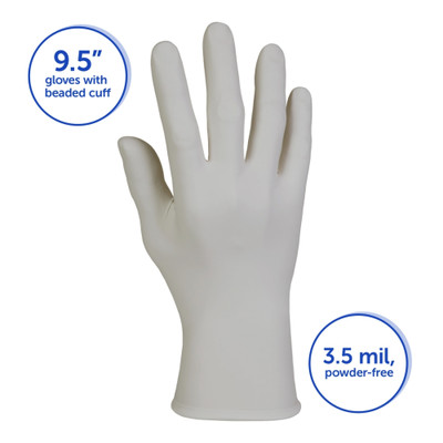 Kimberly-Clark Professional Sterling Nitrile Exam Gloves, Powder-free, Gray, 242 mm Length, Medium, 200/Box - Part Number: 7301-01404