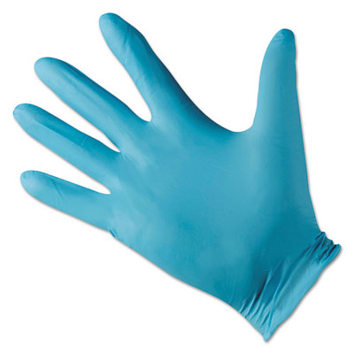 CleanGuard G10 Blue Nitrile Gloves, Powder-Free, Blue, Medium, 100/Box - Part Number: 7301-01601