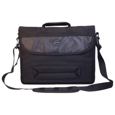 Mobile Edge 17.3 inch Eco-Friendly Canvas Messenger Bag - black - Part Number: 8002-50111