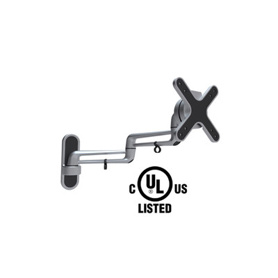 TV Mount for 13 to 27 inch w/ 16.4 inch arm, 100mm VESA, UL Listed - Part Number: 8212-50004
