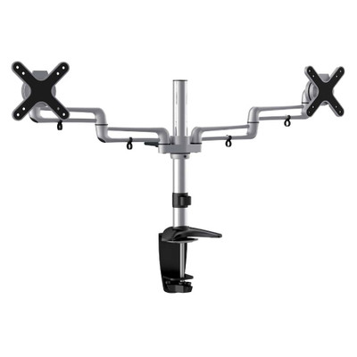 Dual Desktop Monitor Mount, Pole Style: 13 to 23 inch monitors - Part Number: 8212-50009