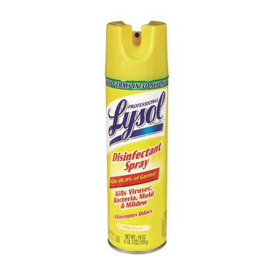 Lysol Disinfectant Spray, Original Scent, 19 oz Aerosol Can - Part Number: 8301-00114