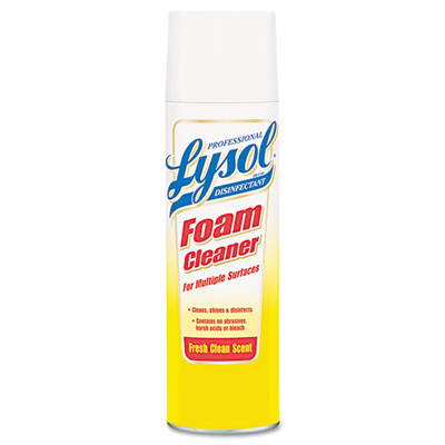 Lysol Disinfectant Foam Cleaner, 24oz Aerosol - Part Number: 8301-00122