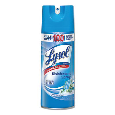 Case of 12 - Lysol Disinfectant Spray, Spring Waterfall, 12.5 oz. Aerosol Cans - Part Number: 8301-00143CT