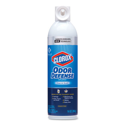 Case of 12 - Clorox Commercial Solutions Odor Defense, Clean Air Scent, 14 oz Aerosol - Part Number: 8301-00201CT