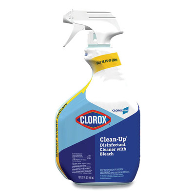 Case of 9  - Clorox Clean-Up Disinfectant Cleaner with Bleach, 32oz Smart Tube Spray - Part Number: 8301-00206CT