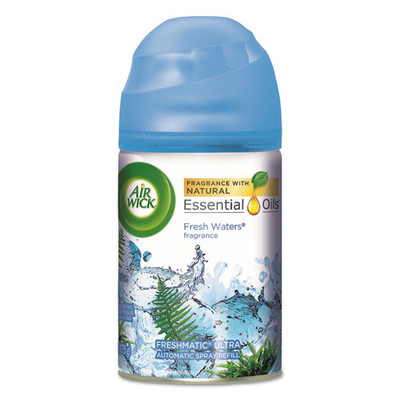 AirWick Freshmatic Ultra Automatic Spray Refill, Fresh Waters, Aerosol, 5.89 oz - Part Number: 8301-00301
