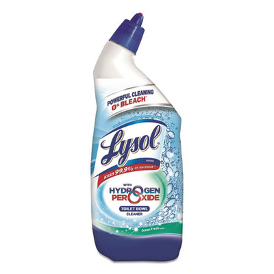 Lysol Toilet Bowl Cleaner with Hydrogen Peroxide, Cool Spring Breeze, 24 oz - Part Number: 8302-00111