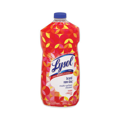 Lysol Brand New Day Multi-Surface Cleaner, Mango and Hibiscus Scent, 48 oz Bottle - Part Number: 8302-00121