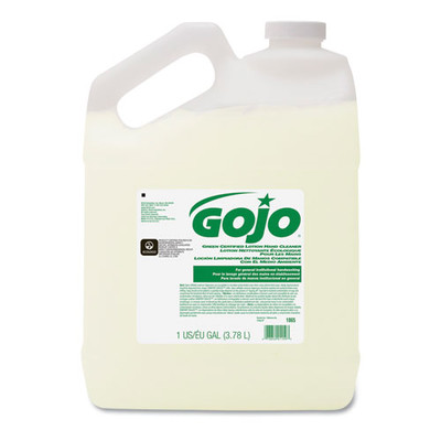 GOJO Green Certified Lotion Hand Cleaner, 1 Gallon Bottle, Floral Scent - Part Number: 8302-06201