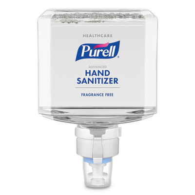 Purell Healthcare Advanced Hand Sanitizer Gentle/Free Foam, 1,200 mL Refill, For ES8 Dispensers - Part Number: 8304-06104