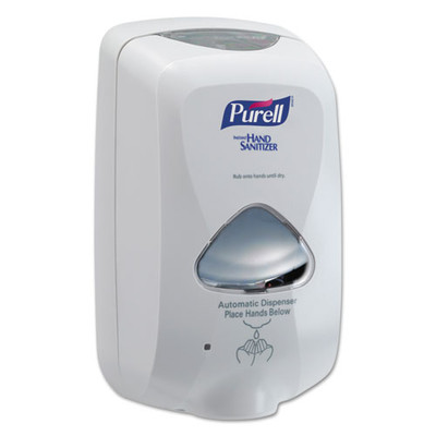 Purell TFX Touch Free Dispenser, 6.5 x 4.5 x 10.58 inches, Dove Gray, 1200 mL - Part Number: 8304-06131